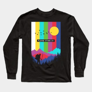 TV Test pattern Nature Long Sleeve T-Shirt